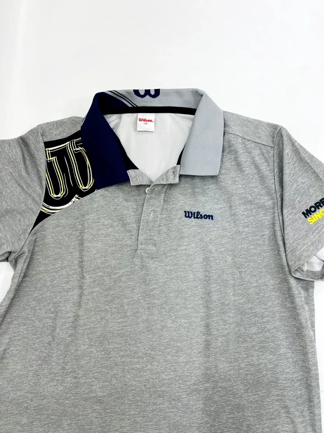 Wilson Men's Grey Performance Polo T-Shirt